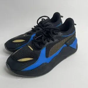 Puma Shoes Puma Rsx Hot Wheels Blackblue Running Sneakers